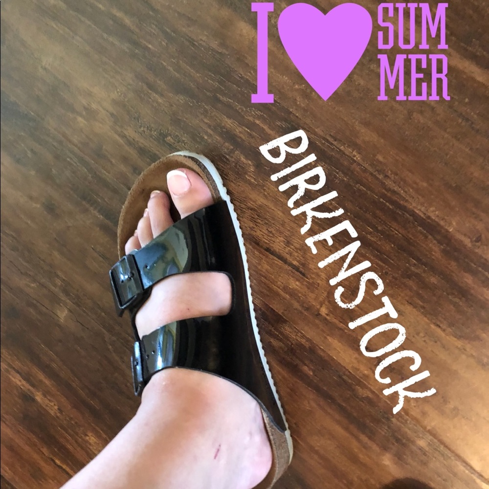 🎀black Birkenstock sandal mules🎀